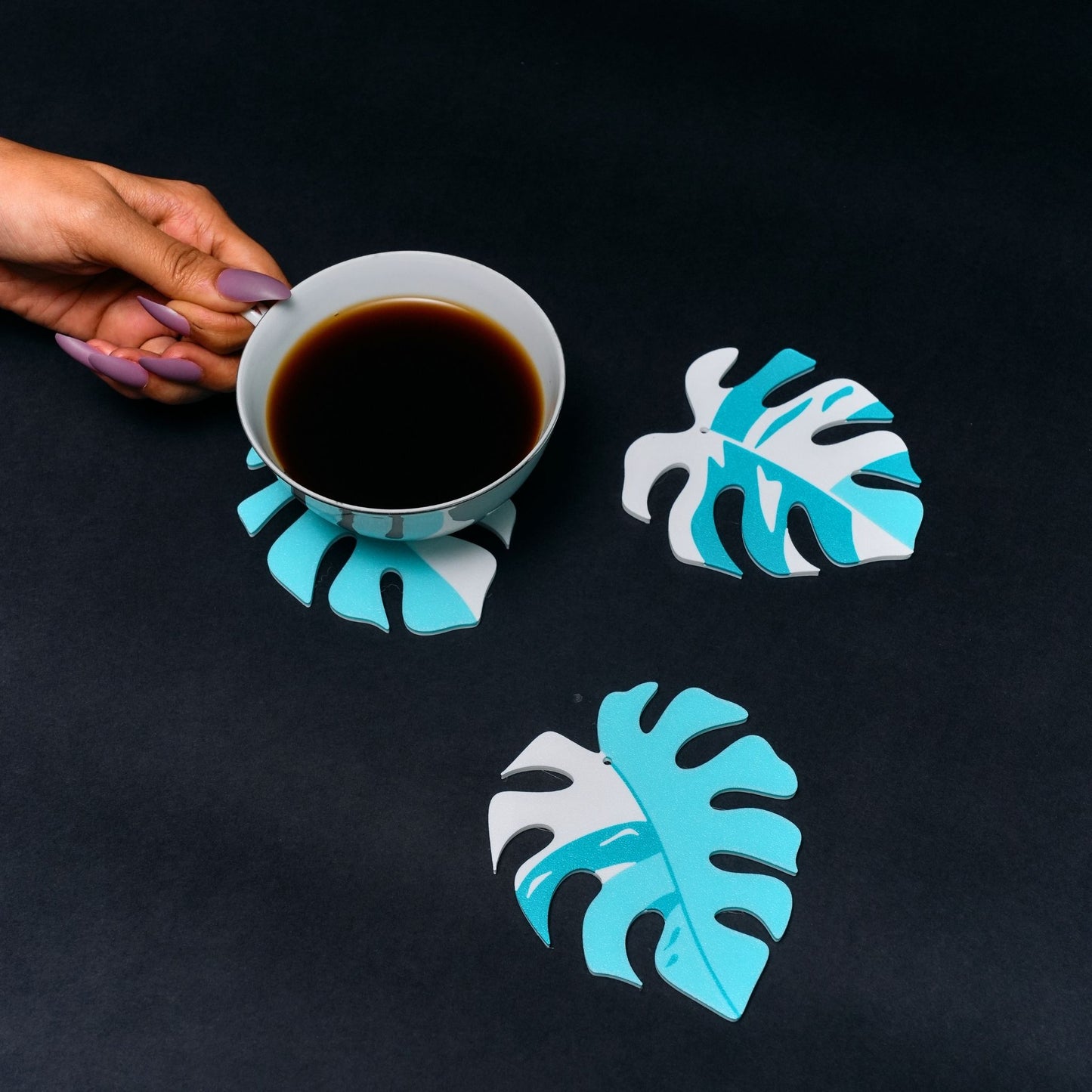 Monstera Leaf Coaster
