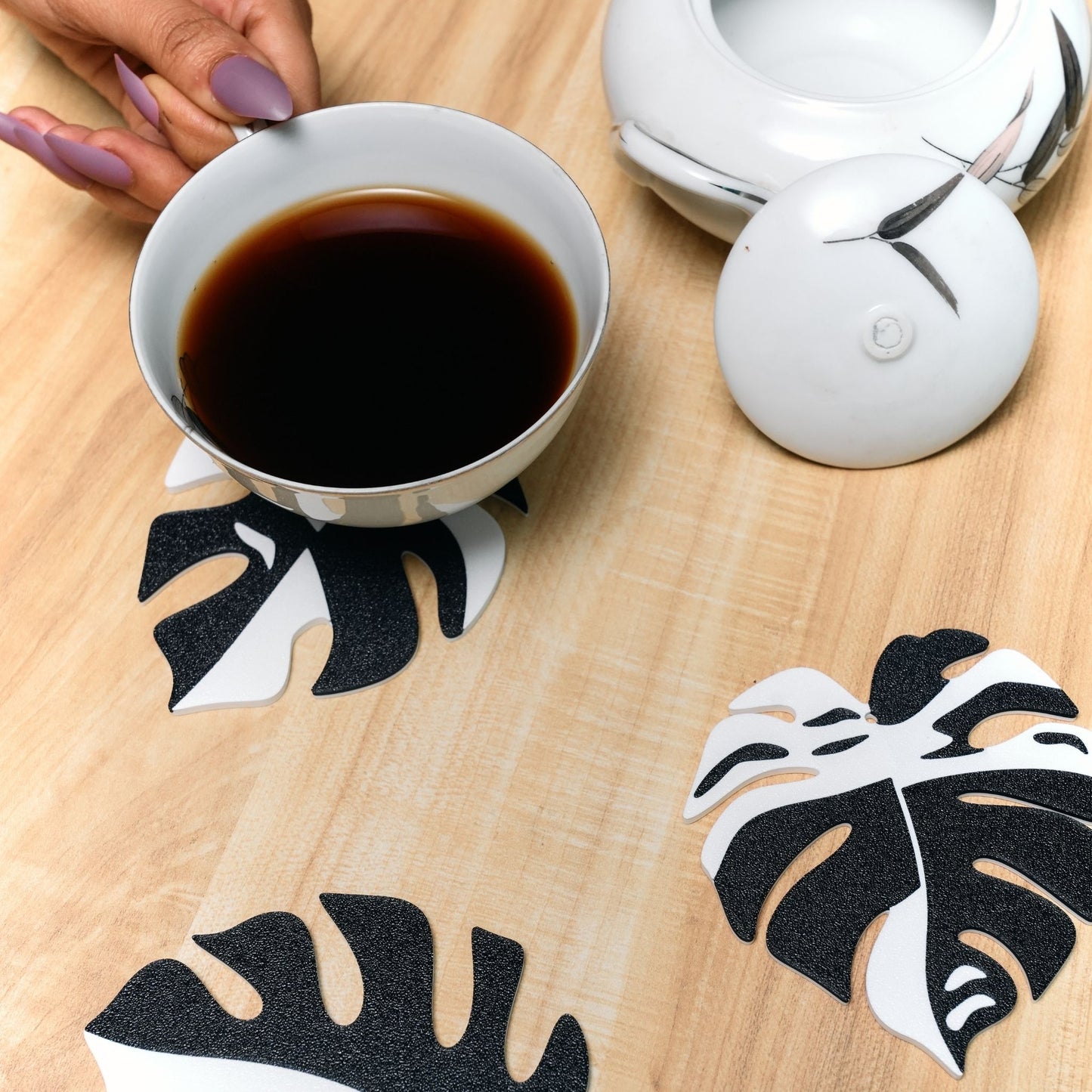 Monstera Leaf Coaster